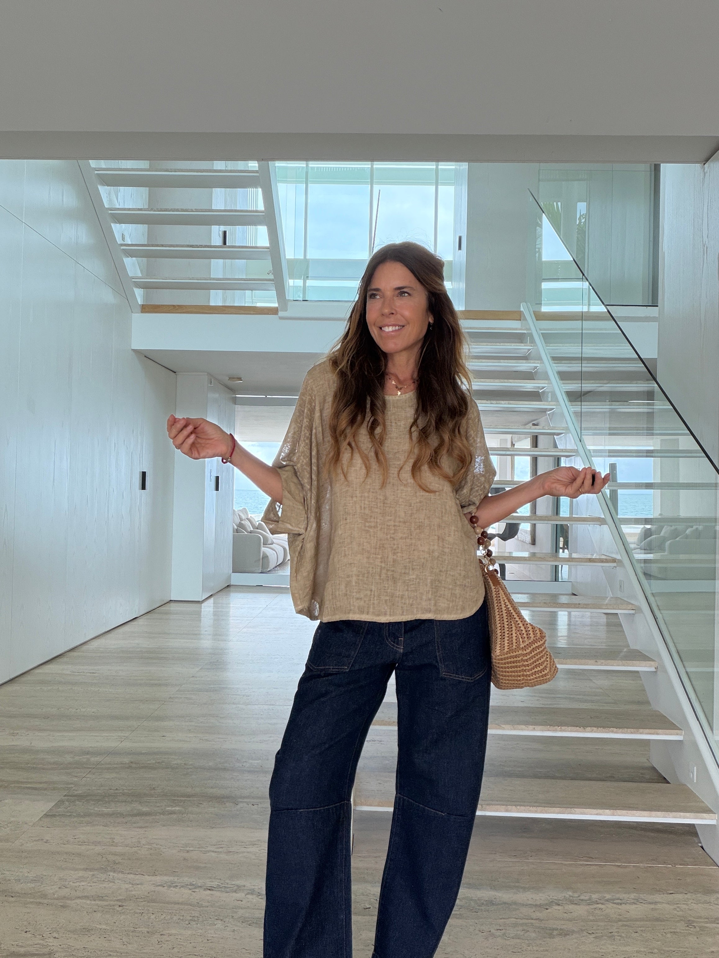 MADISON LINEN BLOUSE