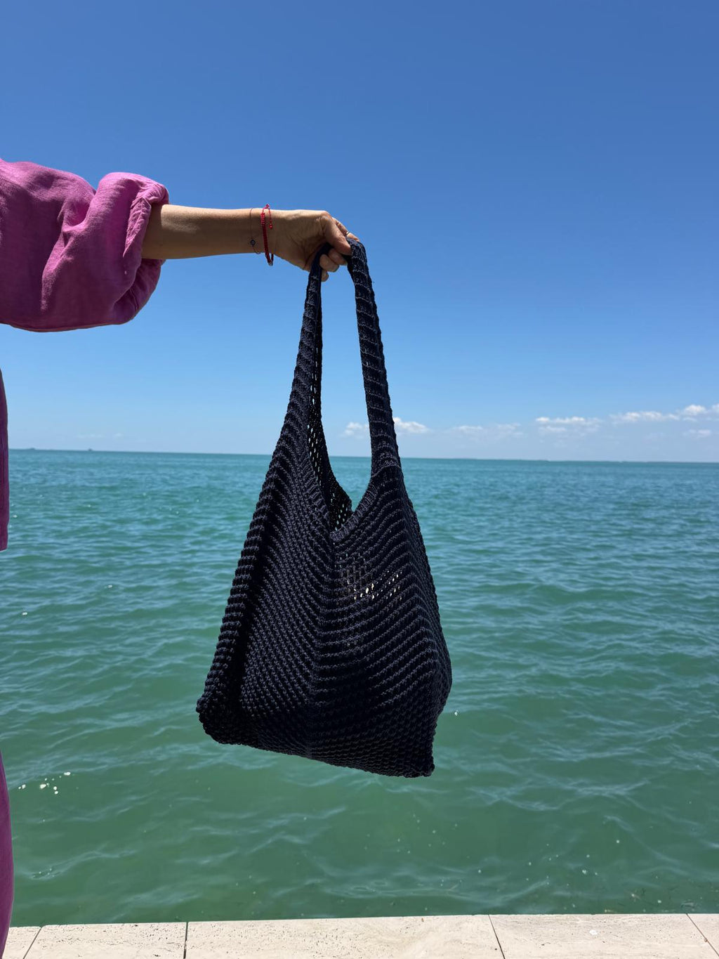 KNIT TOTE BAG