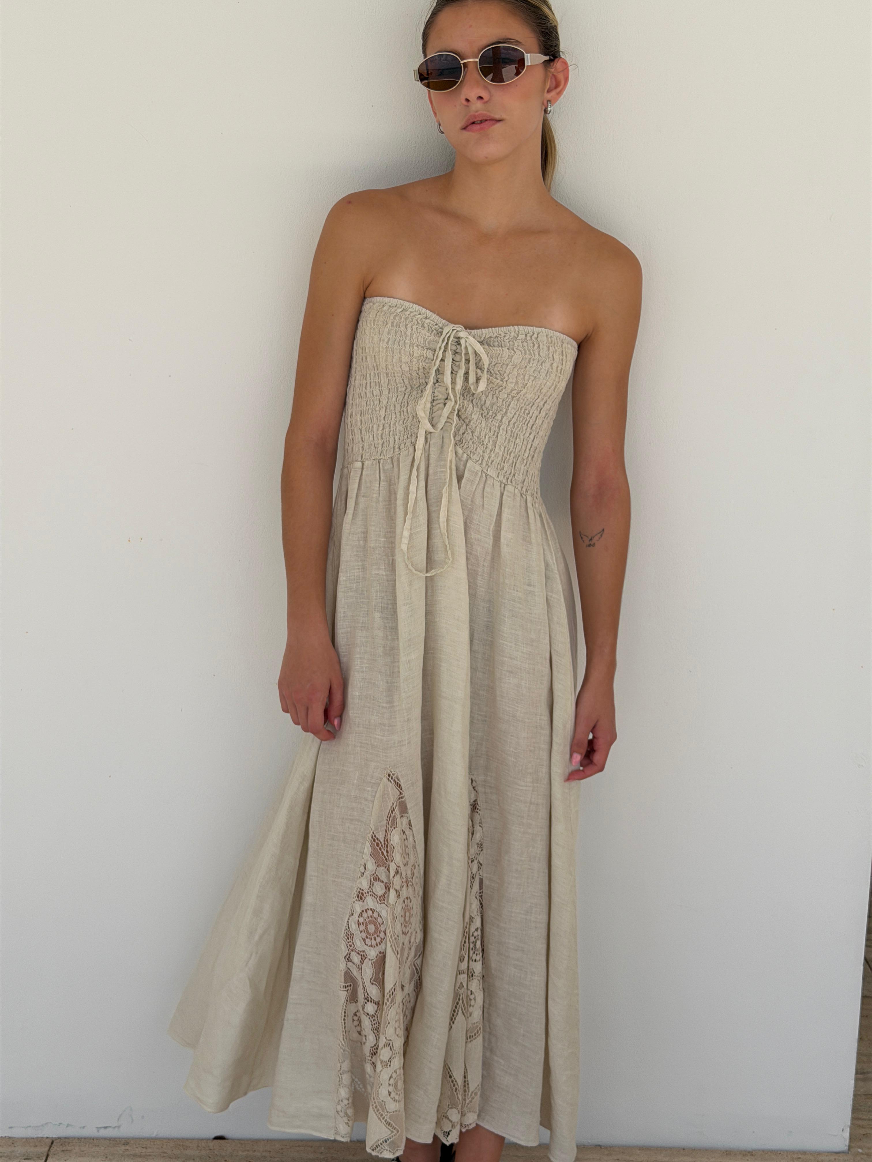 AUDRY  LINEN DRESS