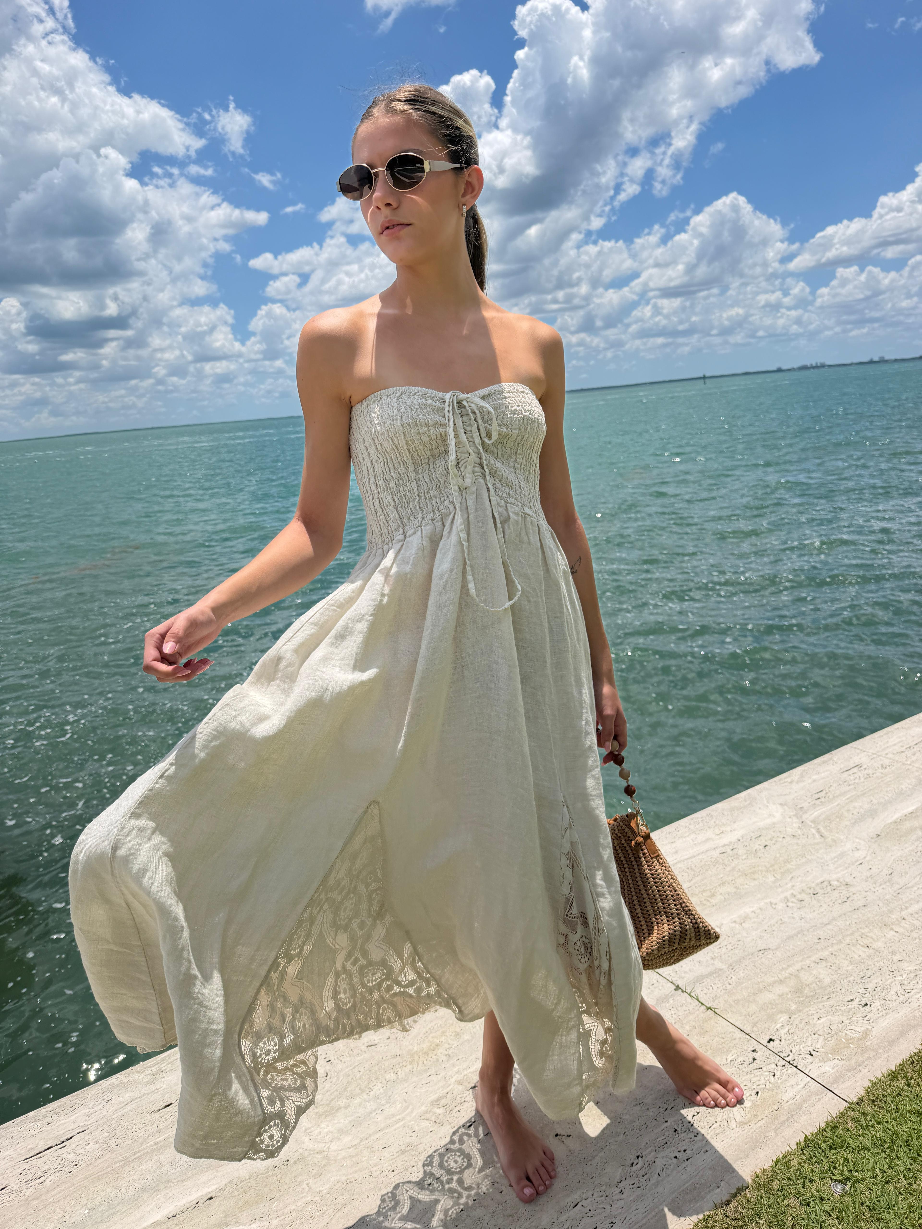 AUDRY  LINEN DRESS