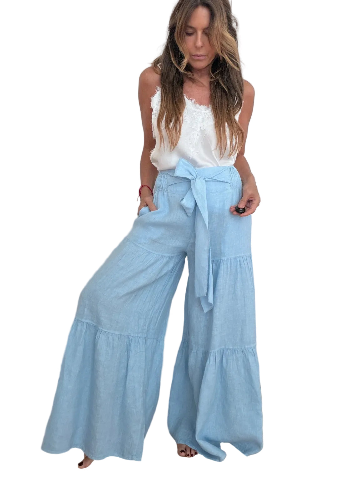 VICTORIA LINEN PANTS